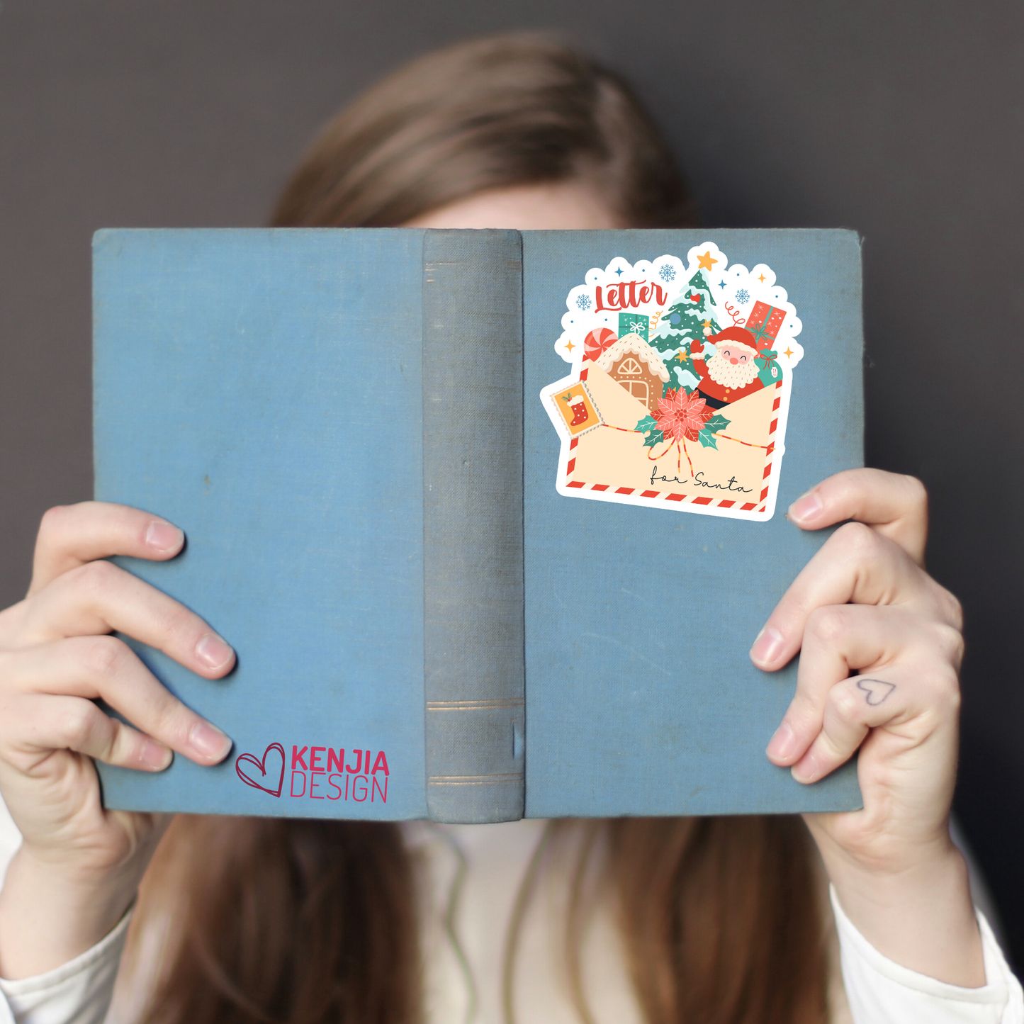 Letter for Santa Claus / Christmas Stickers and Magnets: Matte / 3'' Stickers