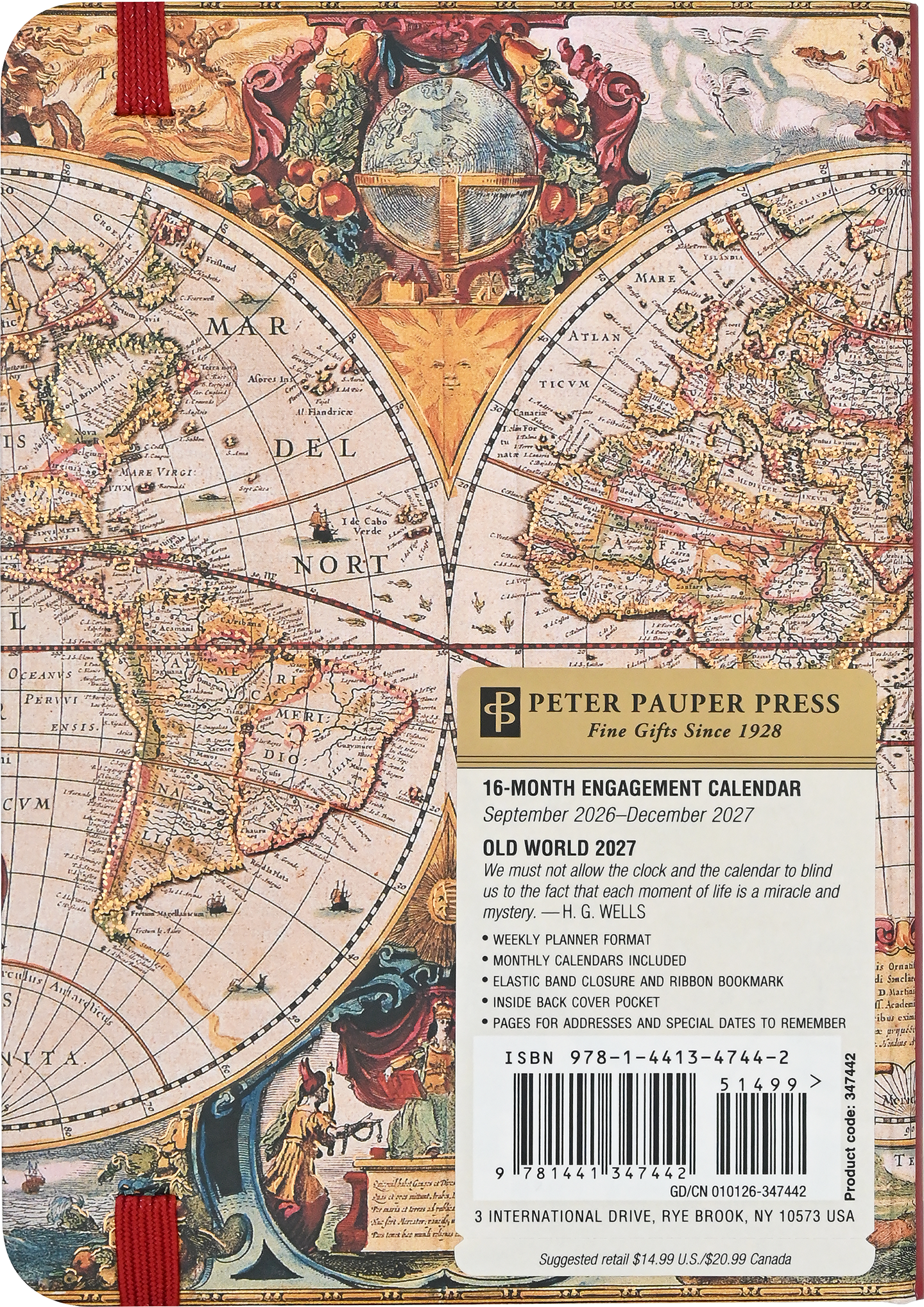 2027 Old World Weekly Planner