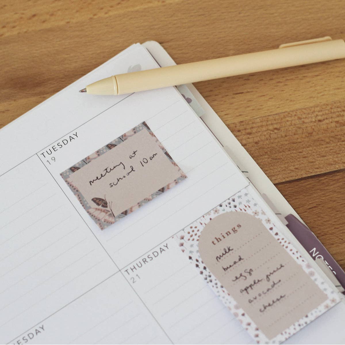 Fruit Mini Sticky Notes Set — 4 Pads for Planners & Journals