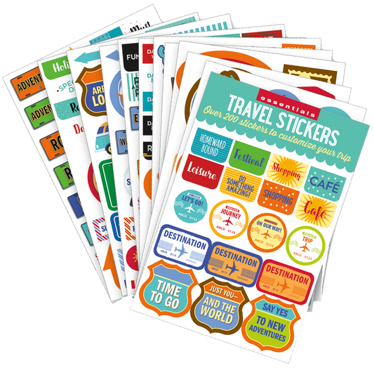 Essentials Travel Planner Stickers
