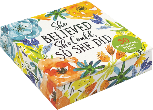 She Believed She Could, So She Did Insight Cards