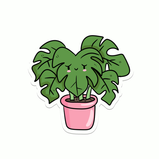 Monstera Plant | Waterproof Sticker | 2.5"