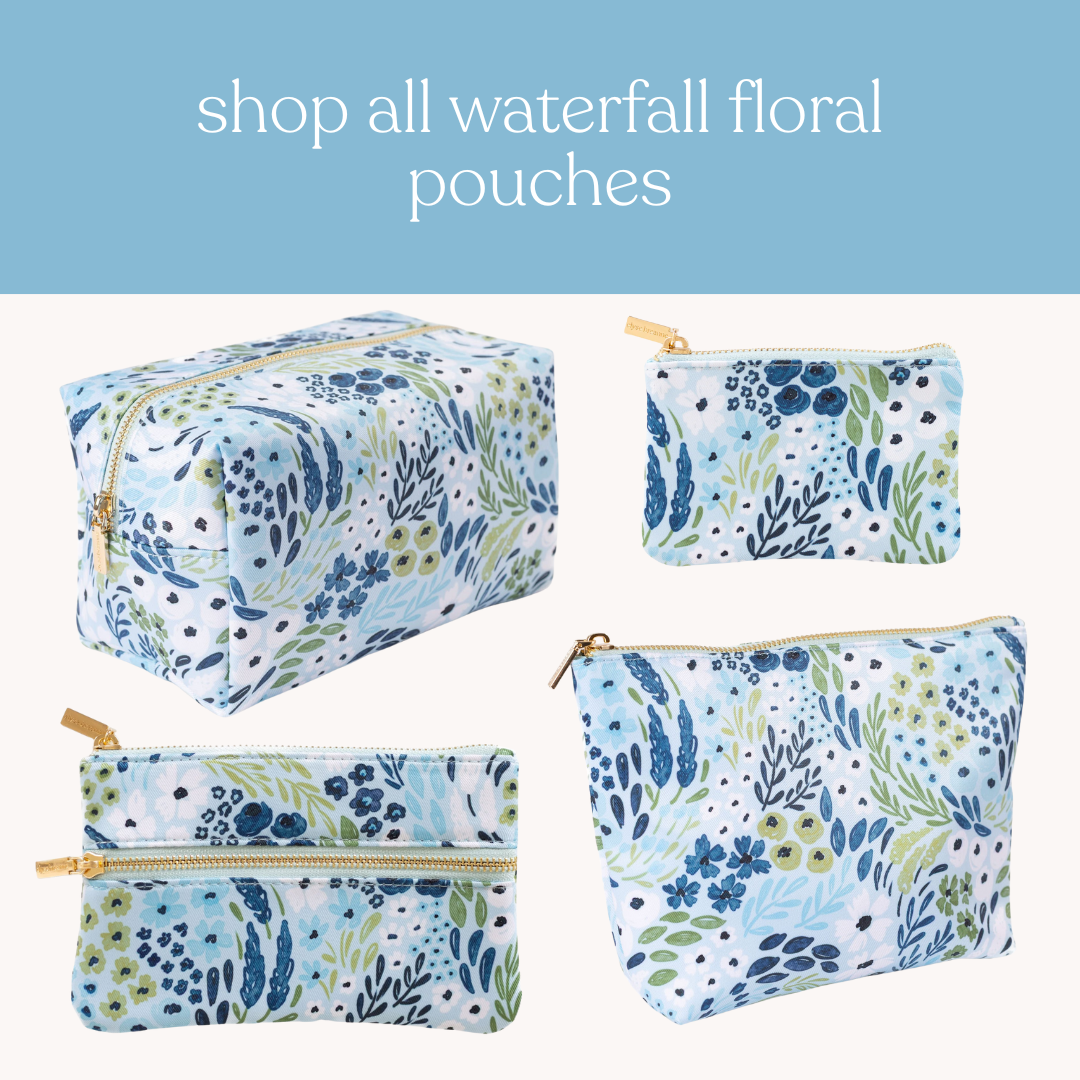 Waterfall Floral Pencil Pouch