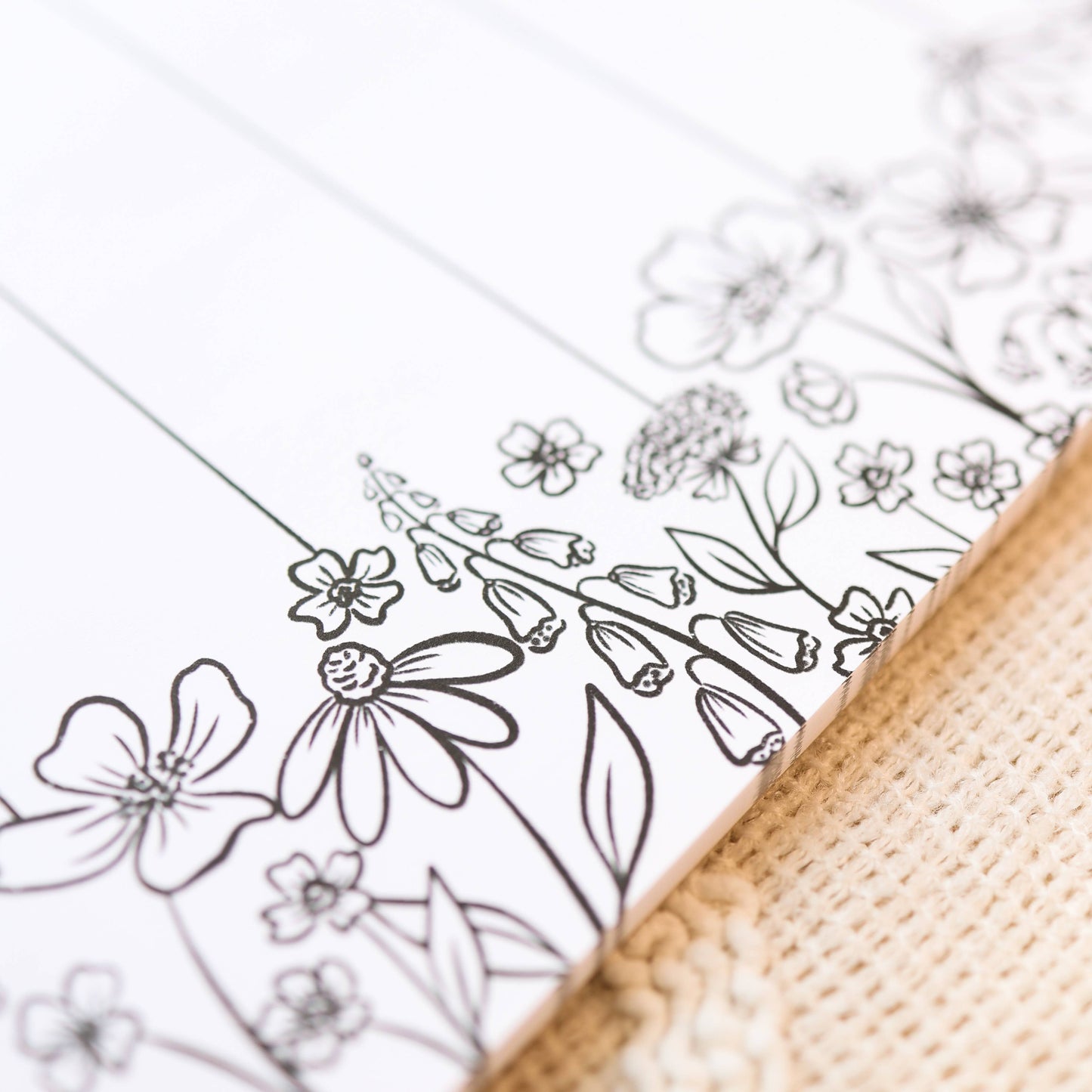Pressed Florals Weekly Planner Notepad