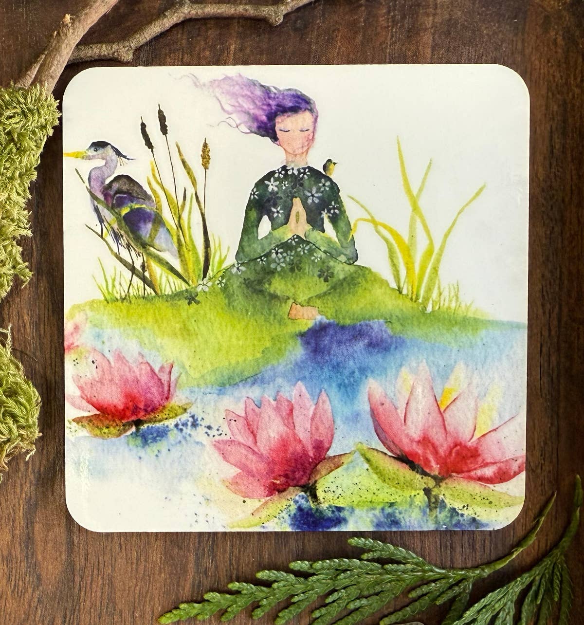 Coaster - Lotus - (C-LOT)  Meditation