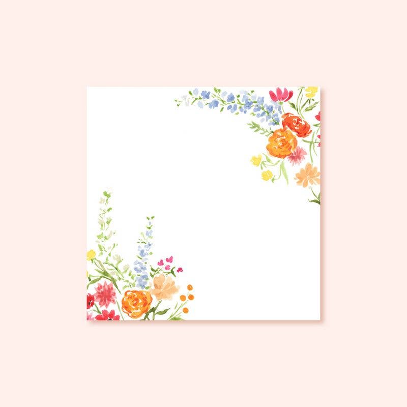 Floral Sticky Notes | Wildflowers Sticky Pad