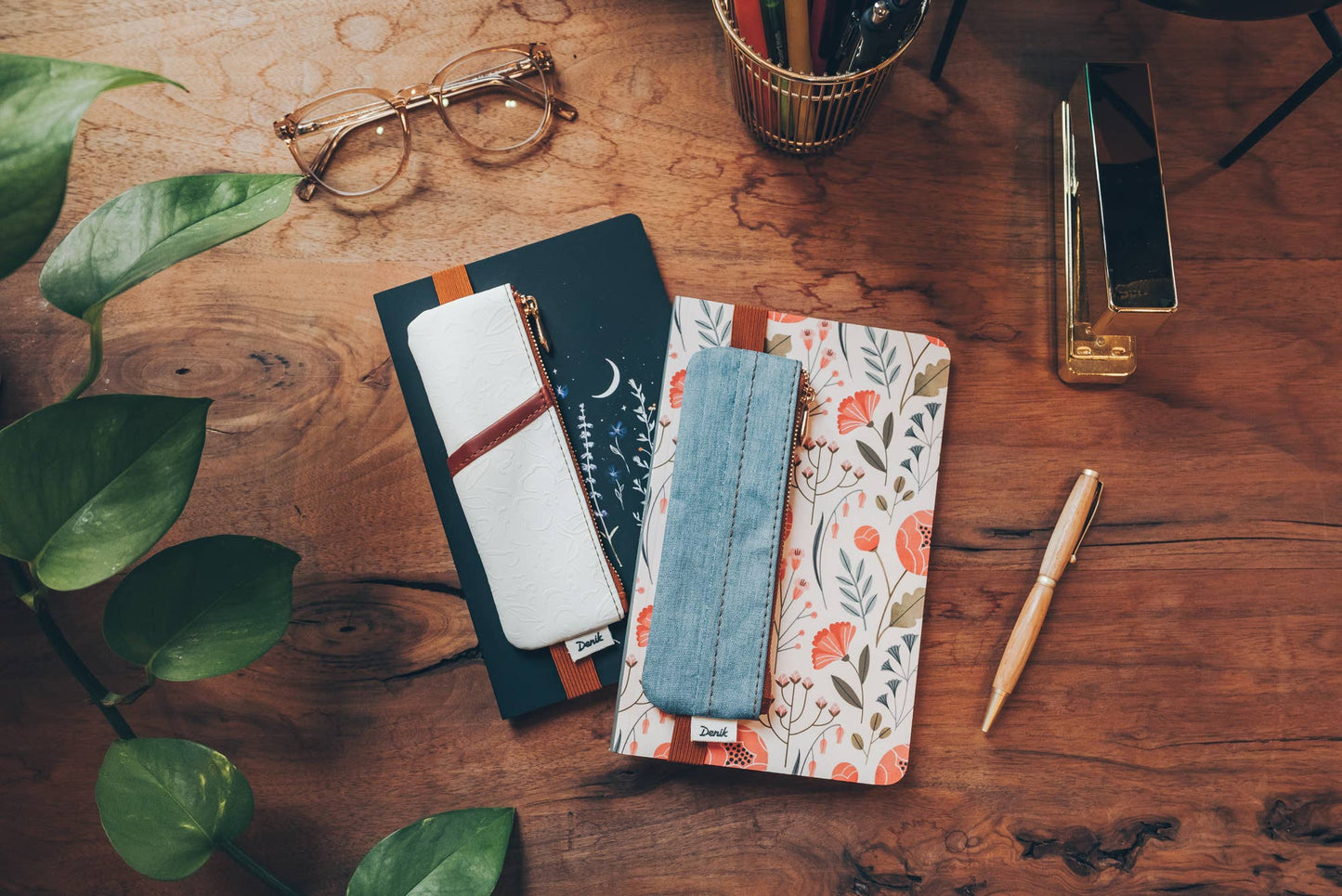 Golden Hour Embossed PU Notebook Pouch NBPOUCH1153