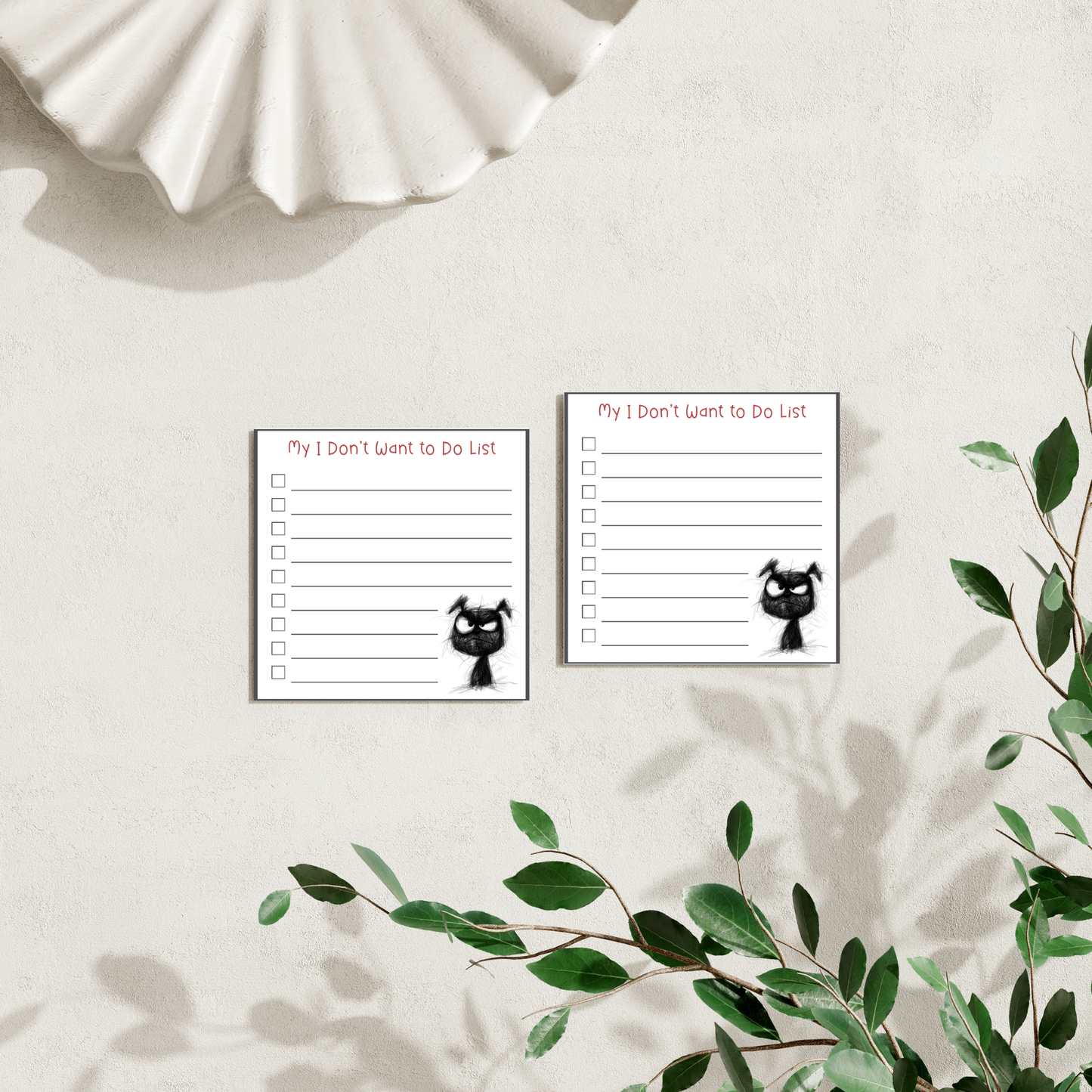 I Don't Want To Do List: 50 Sheet Post-It Note Notepad