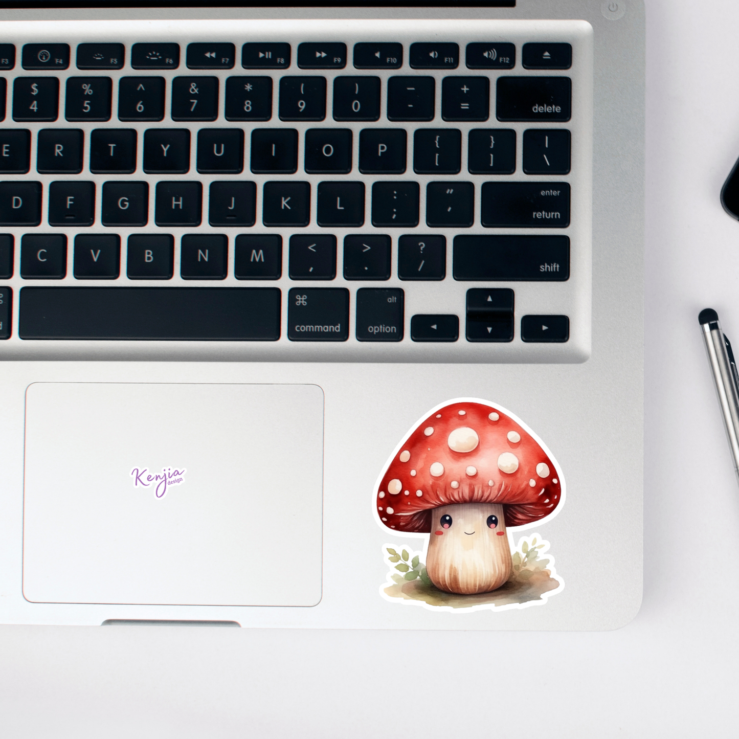 Cute Kawaii Mushroom Stickers / Waterproof: Waterproof Matte