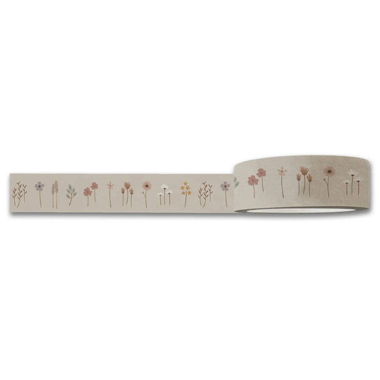 Farmhouse Florals Washi Tape — Decorative Paper Tape for Planners, Journals, Scrapbooking & Crafts