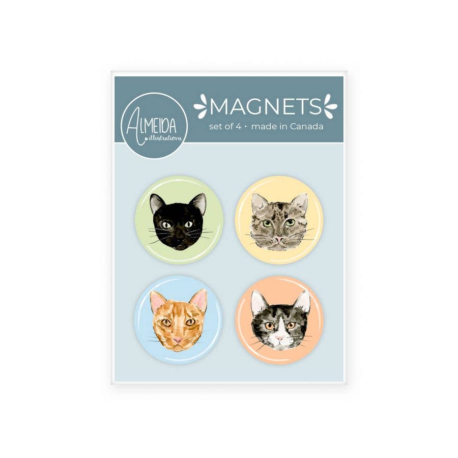 Cats Magnet Set