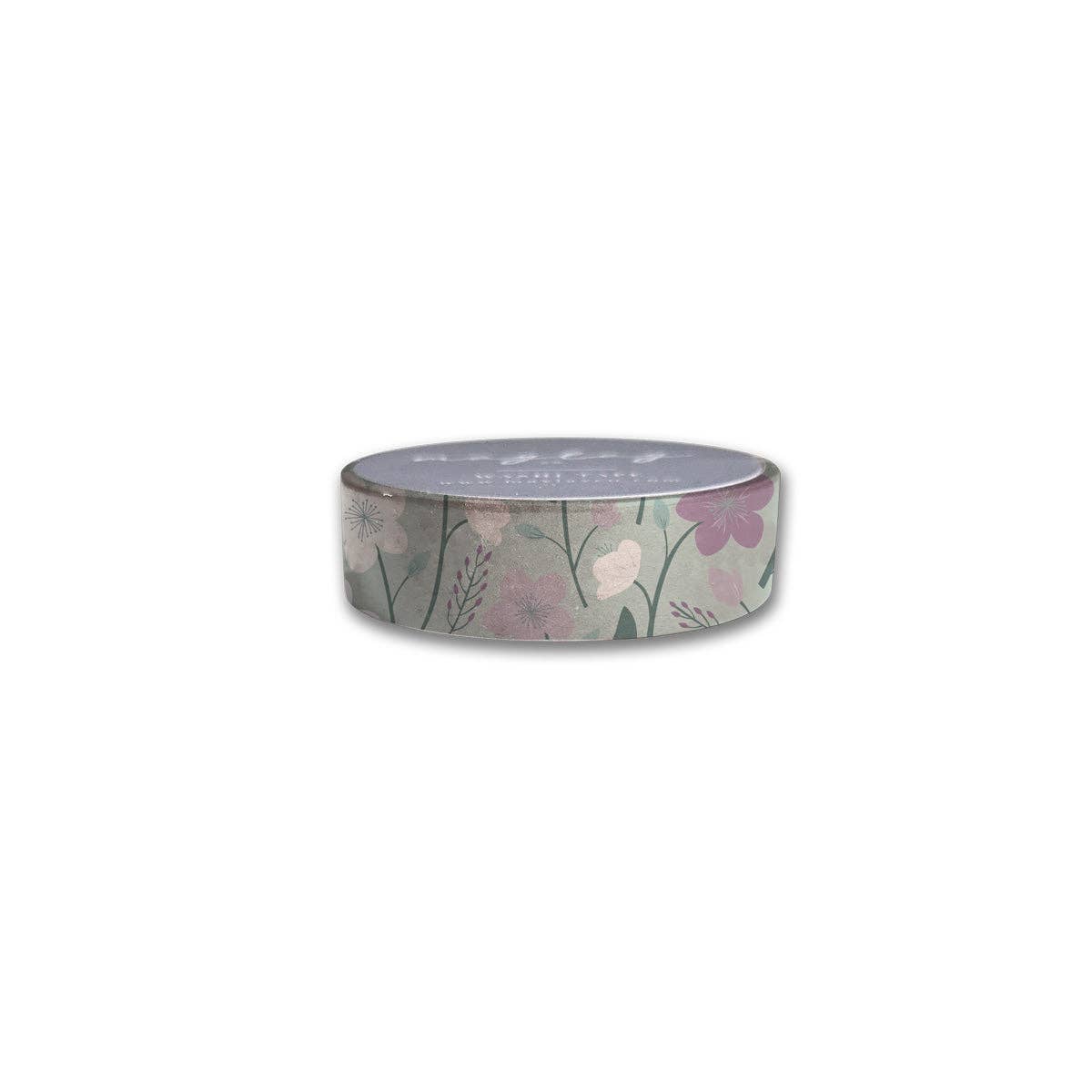 Enchanted Garden (Green) Floral Washi Tape — Decorative Paper Tape for Planners, Journals, Scrapbooking & Crafts