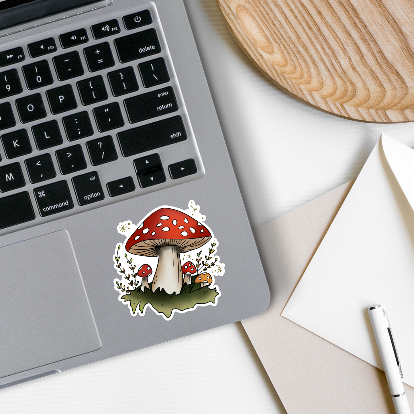Mushrooms | Nature | Waterproof Sticker | 2.5"