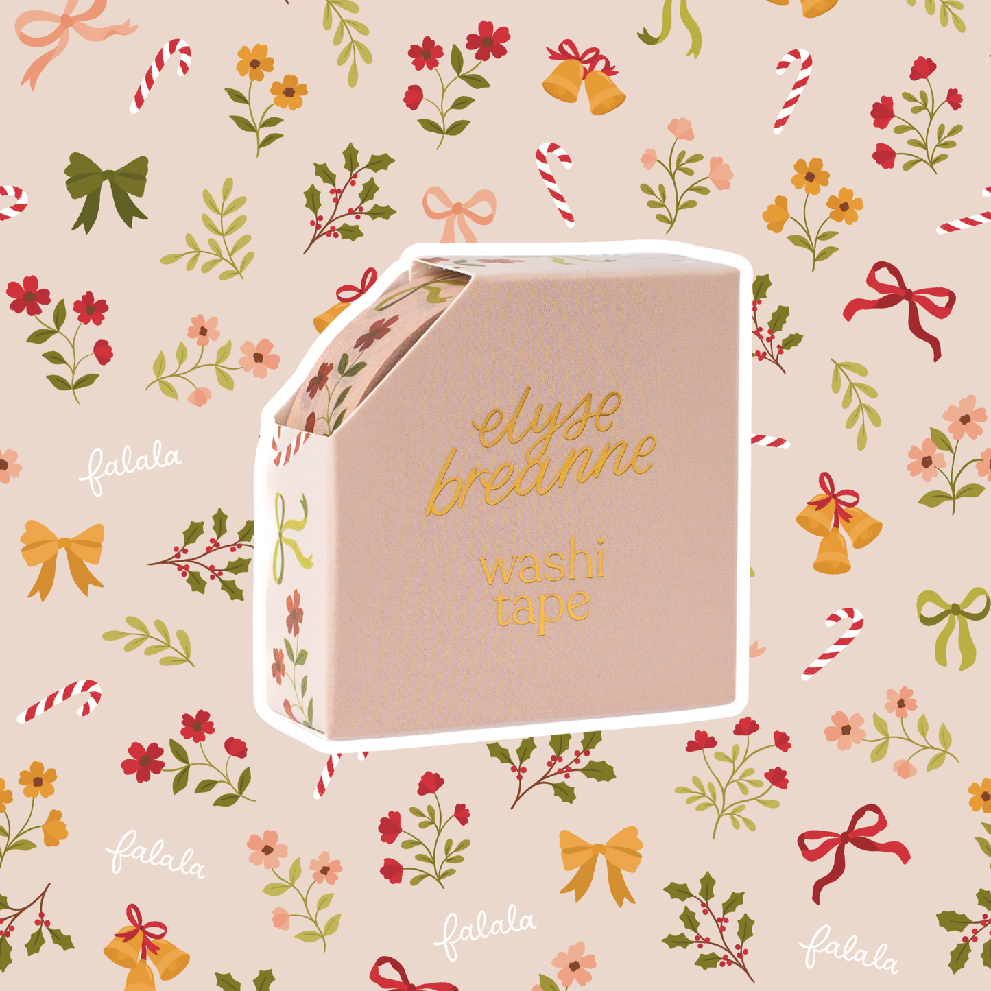 Bows and Bells Washi Tape | Christmas
