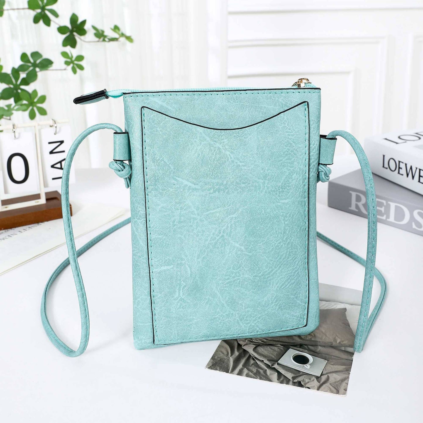 Aqua - Dragonfly Crossbody Bag