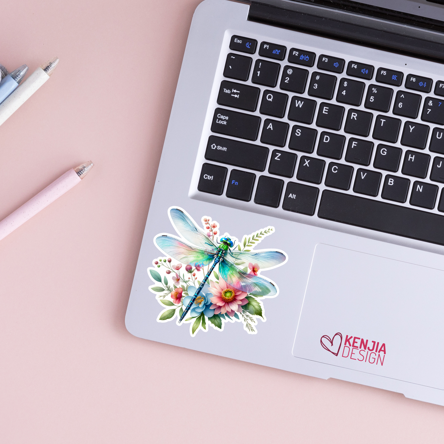 Dragonfly Stickers / Watercolor Dragonflies: Matte Stickers 2''