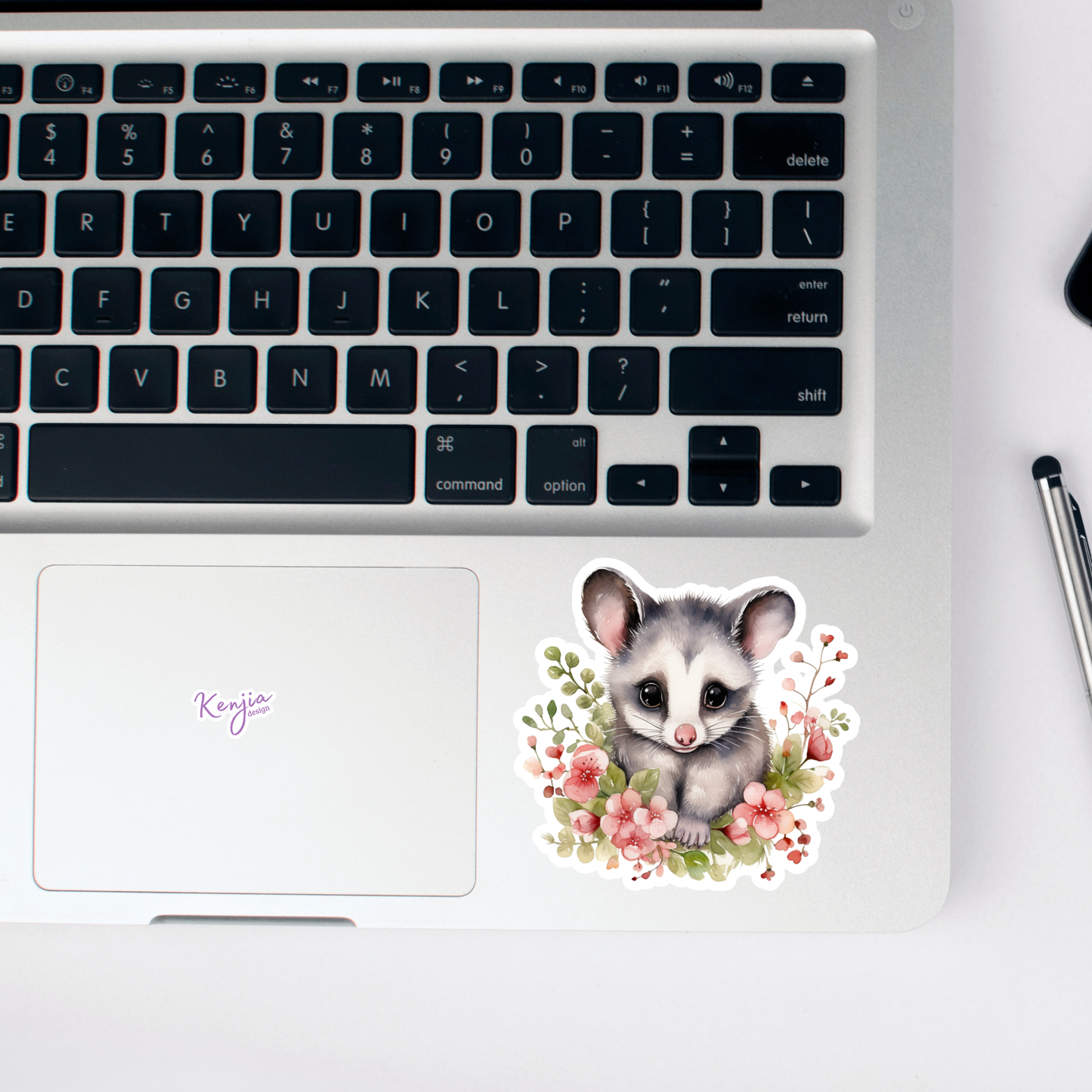 Cute Pussom Stickers / Waterproof: Waterproof Matte