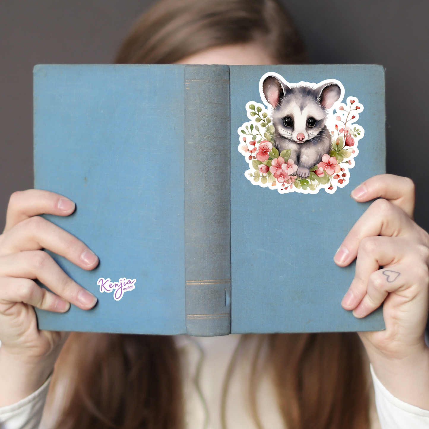 Cute Pussom Stickers / Waterproof: Waterproof Matte
