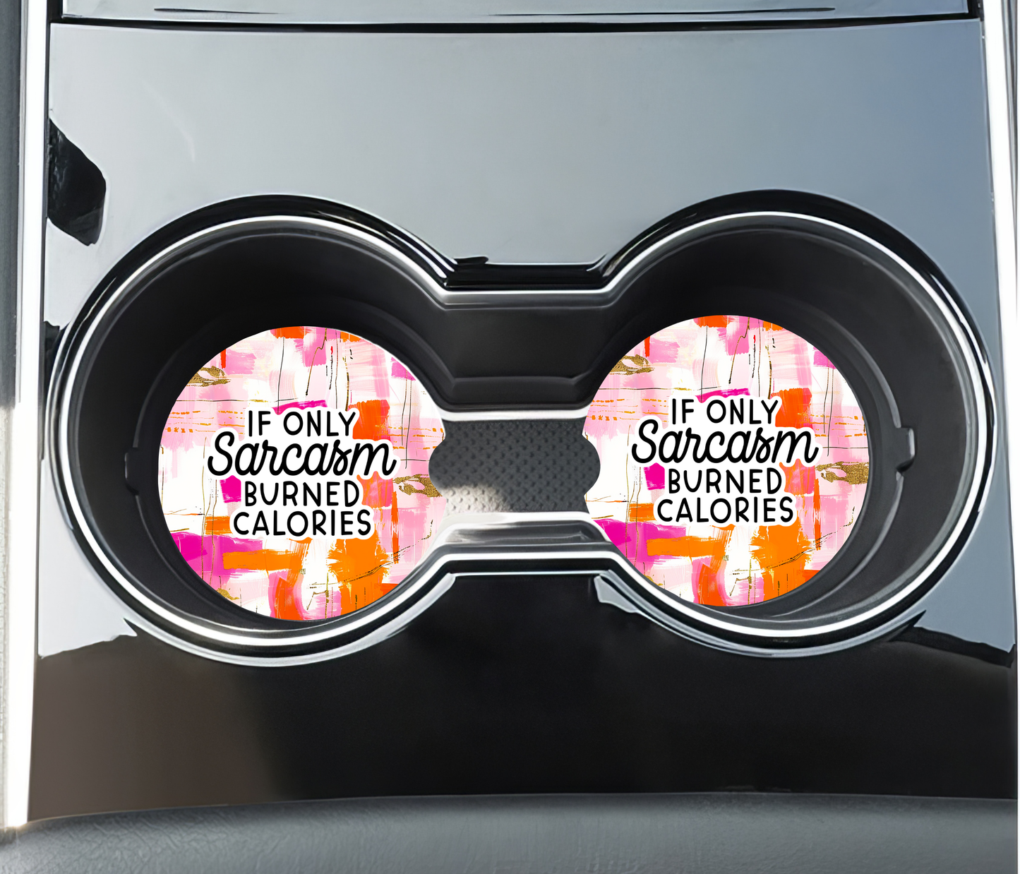 Sarcasm Car Coasters - Neoprene Set of 2