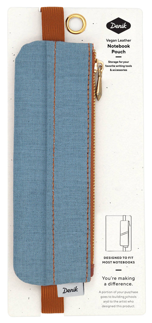 Denim Distressed Blue Notebook Pouch NBPOUCH001