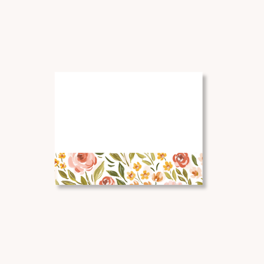 Spring Garden Sticky Note, 4x3"
