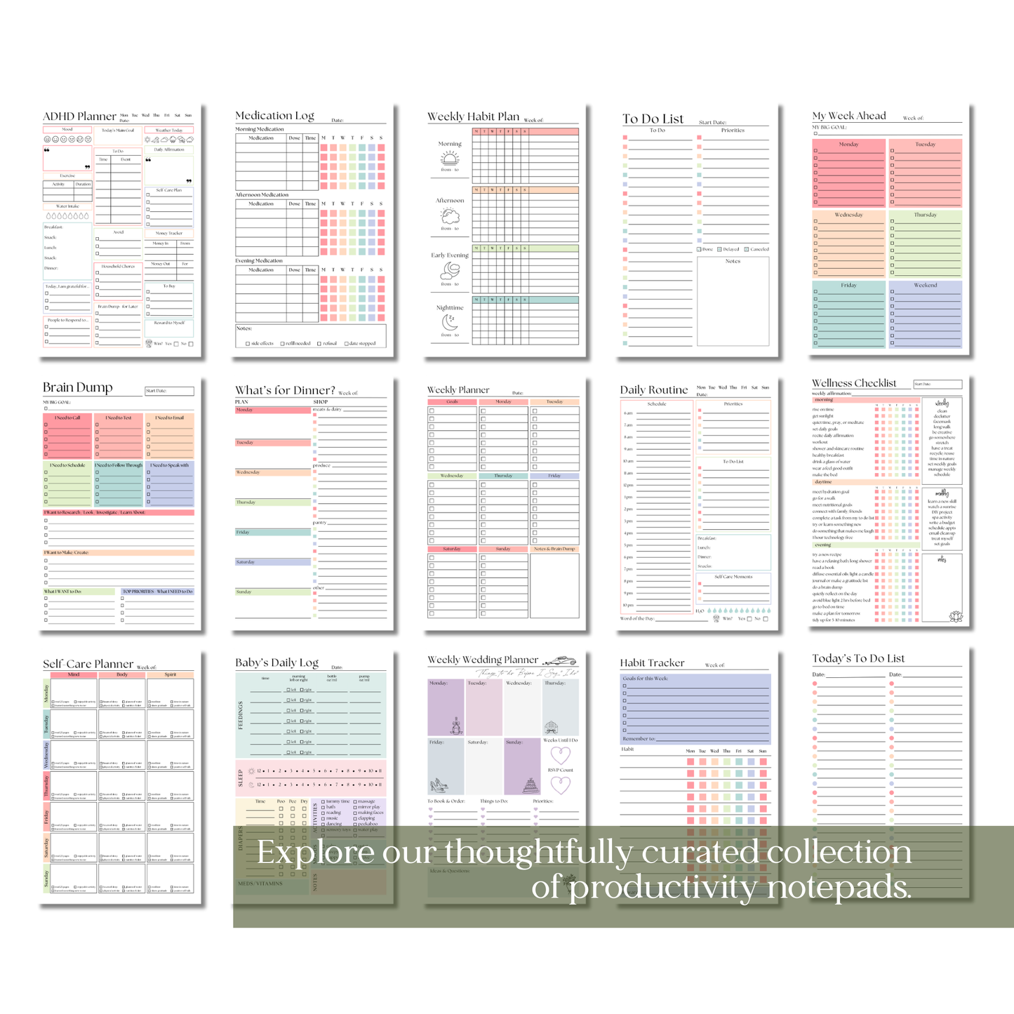 To Do (Maybe) Checklist: 50-Page Tear-Off Notepad