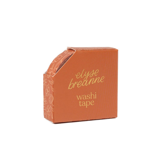 Terracotta Floral Washi Tape | Fall & Halloween