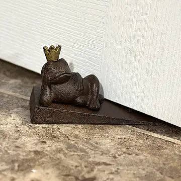 Cast Iron Animal Doorstop: FROG