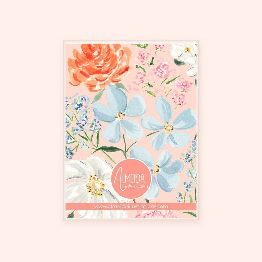 Bright Florals Magnet Set