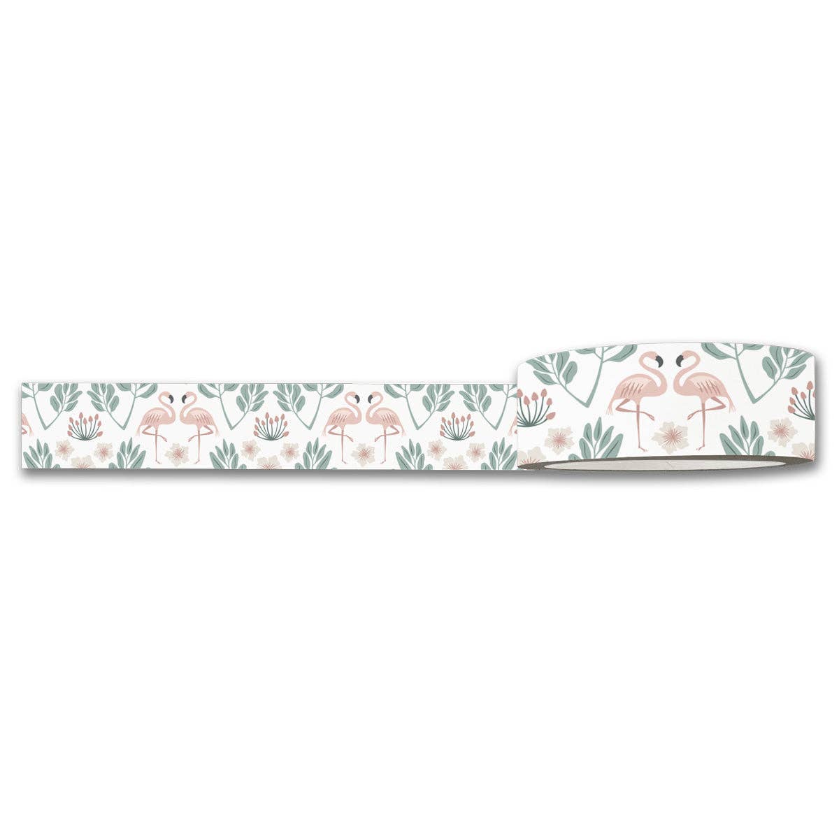 Flamingos Washi Tape — Decorative Paper Tape for Planners, Journals, Scrapbooking & Crafts