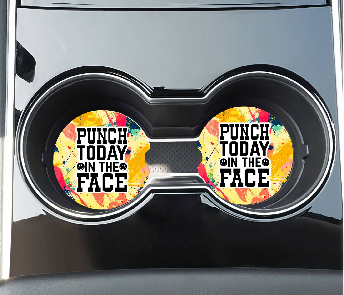 Motivational Car Coasters -Neoprene Set of 2