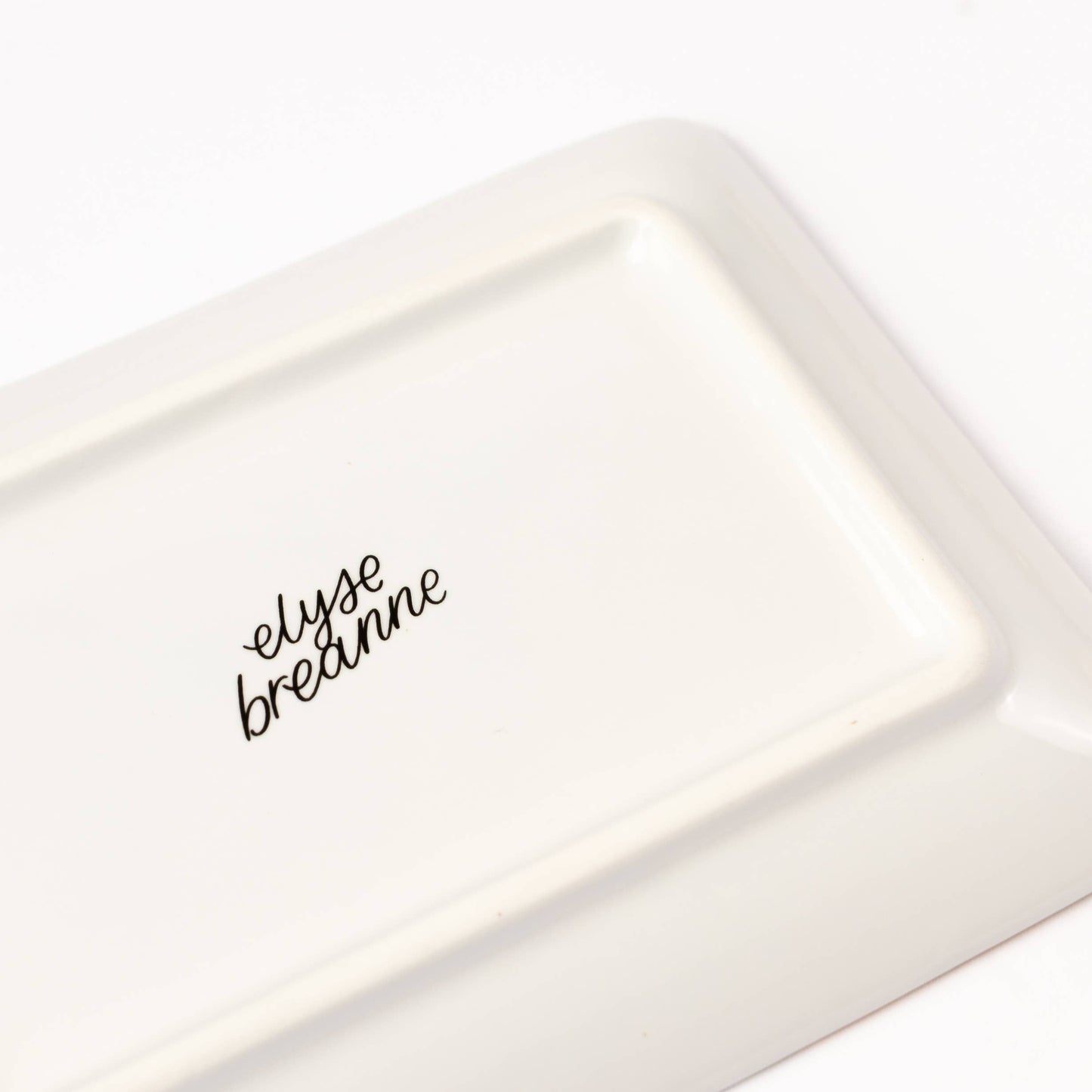 Terracotta Flowers Rectangular Trinket Dish | Fall
