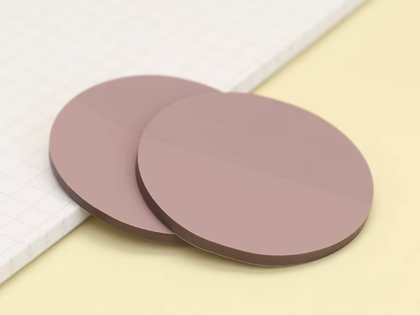 Translucent Circle Sticky Notes: Sage green