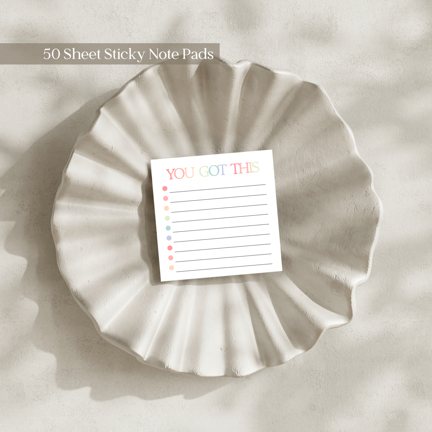 You Got This! To Do List: 50 Sheet Post-It Note Notepad