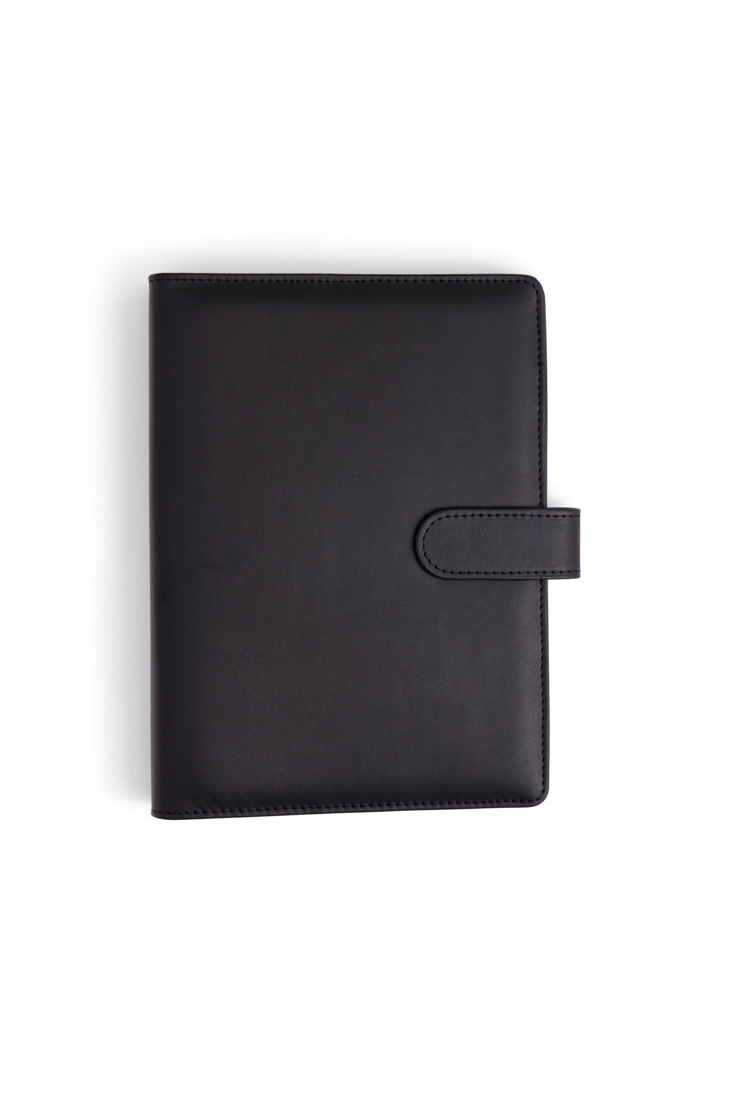 A5 Binder: 6 Hole with Elastic Pen Holder & Magnetic Closure: Purple
