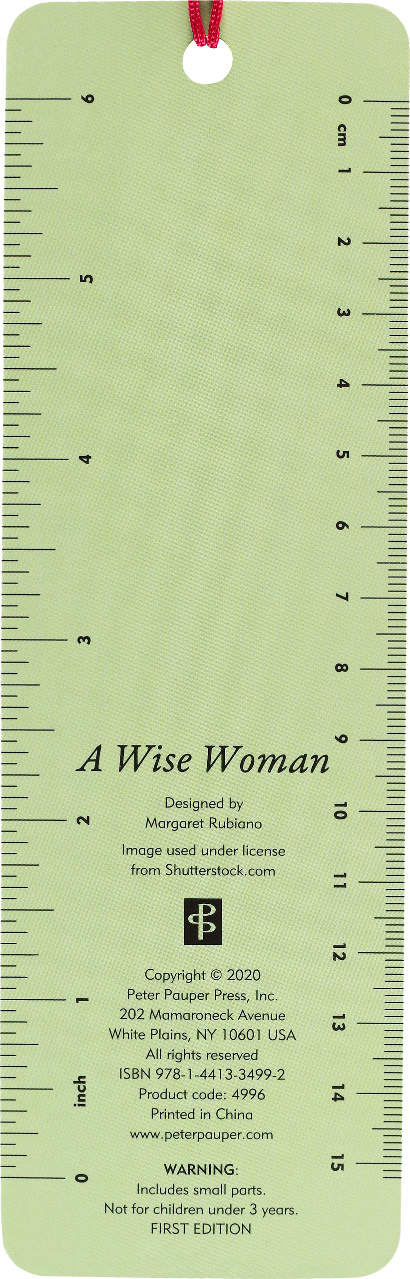 A Wise Woman Once Said Beaded Bookmark