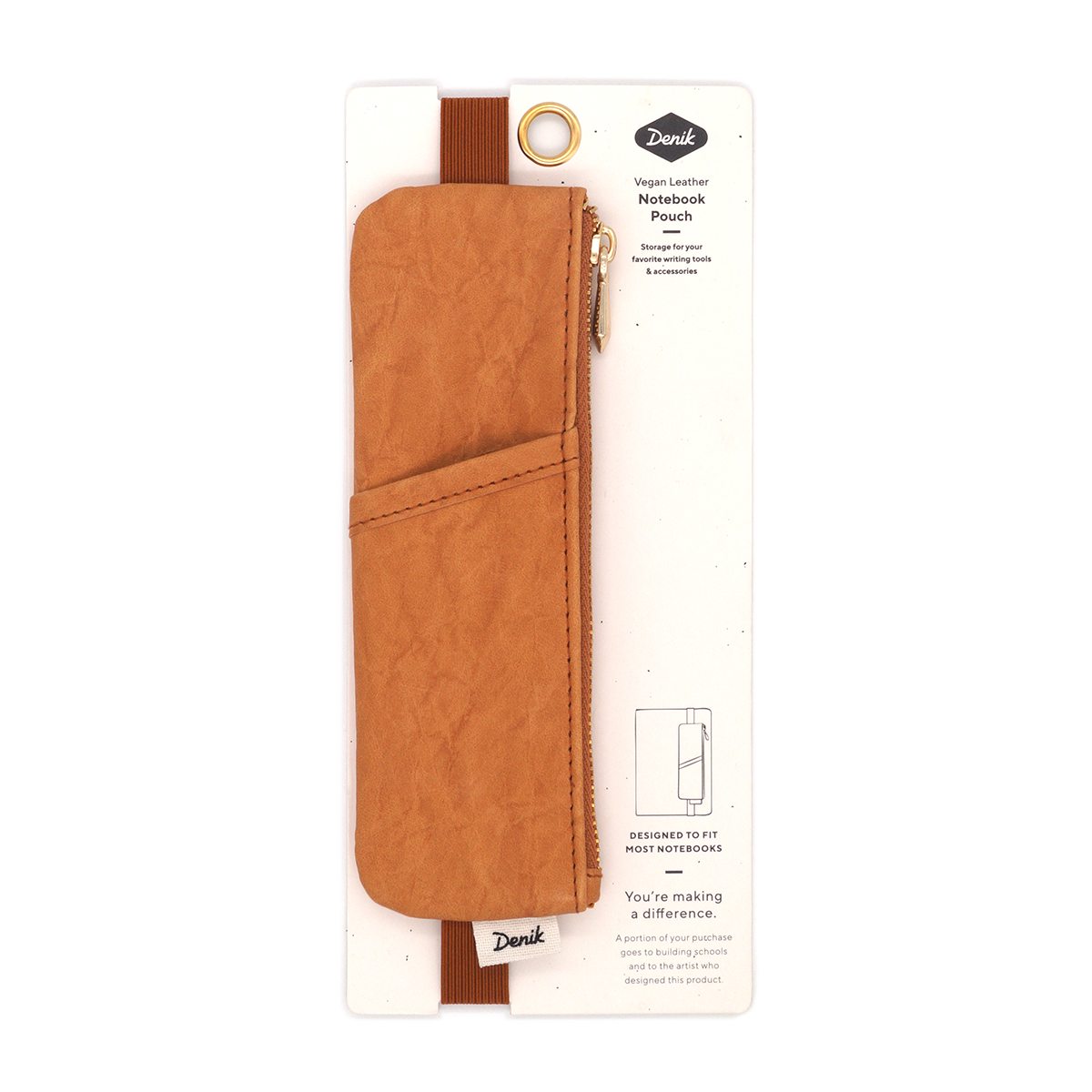 Caramel Crinkle Notebook Pouch NBPOUCH002