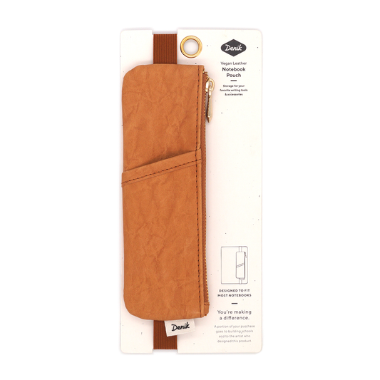Caramel Crinkle Notebook Pouch NBPOUCH002