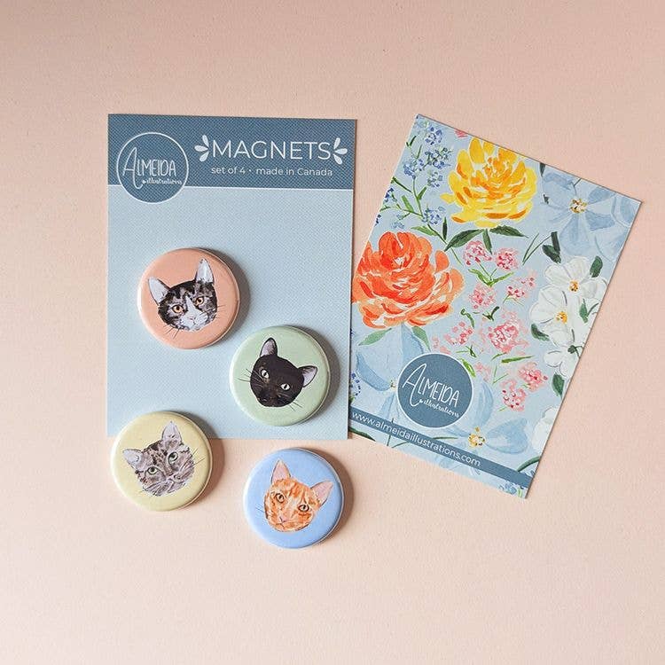 Cats Magnet Set