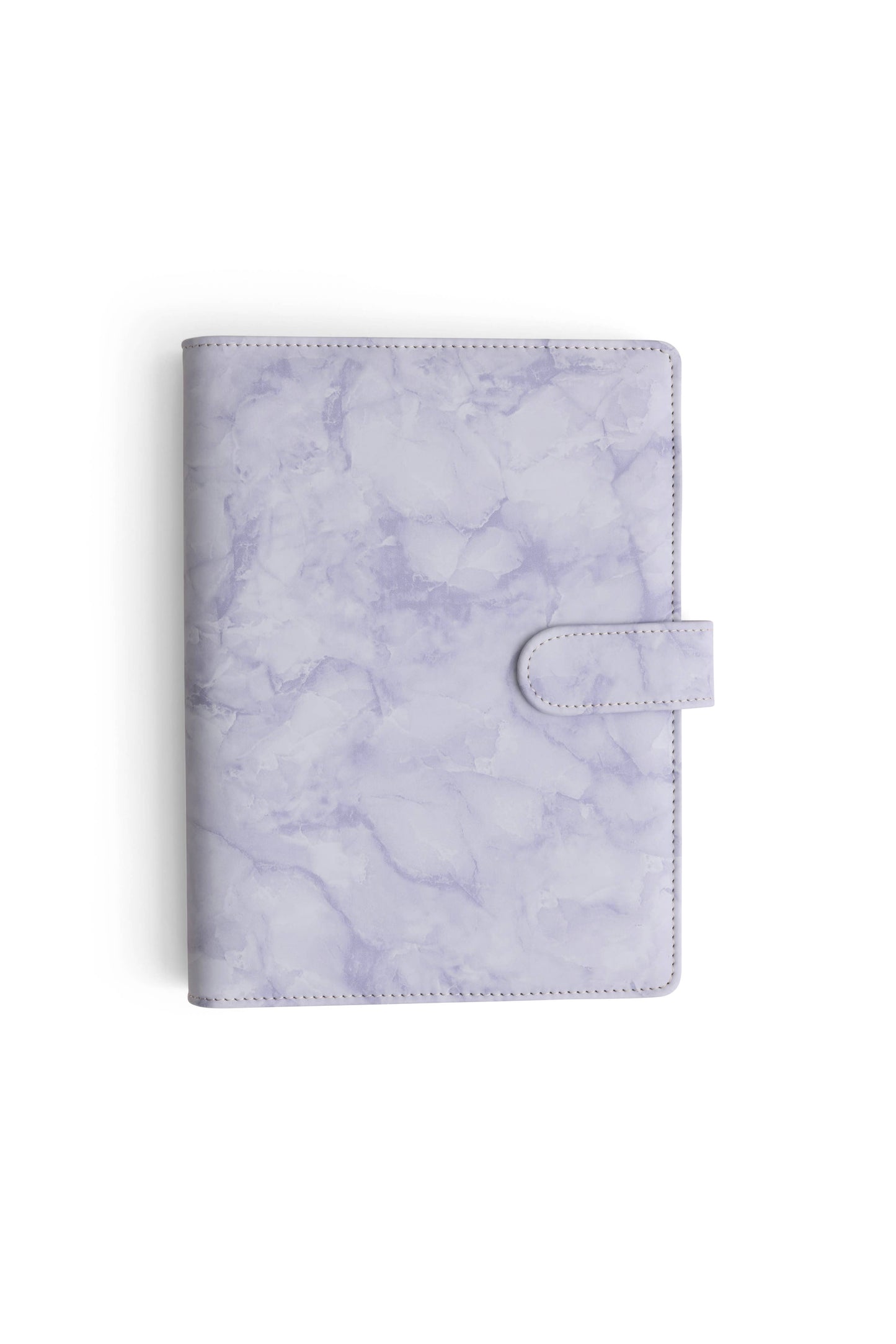 A5 Binder: 6 Hole with Elastic Pen Holder & Magnetic Closure: Pink