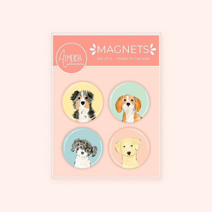 Dogs I Magnet Set