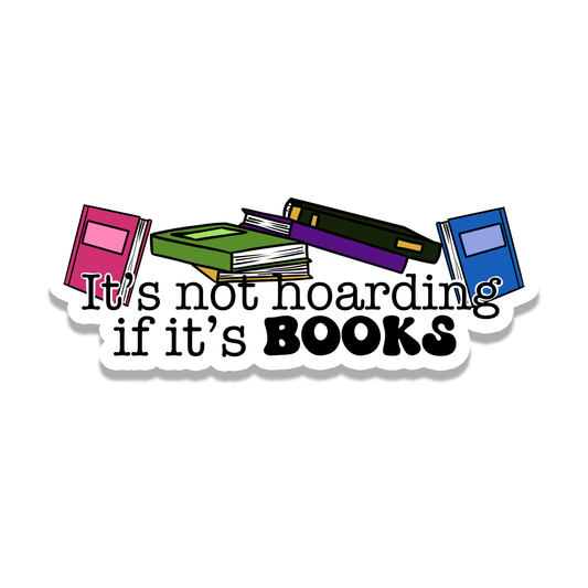 Books | Reading | Bookstore | Waterproof Sticker | 3"