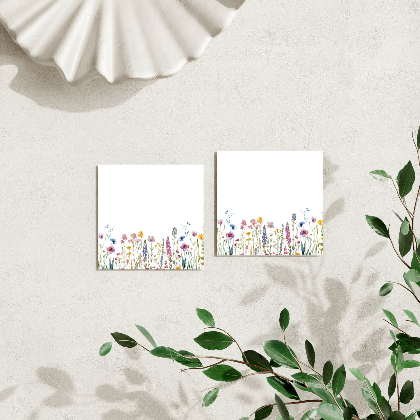 Watercolour Wildflower: 50 Sheet Post-It Note Notepad