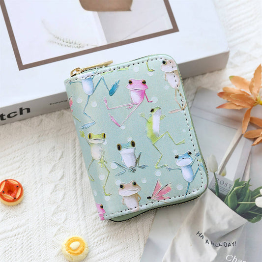 Art Paint Mini Wallet - Frog