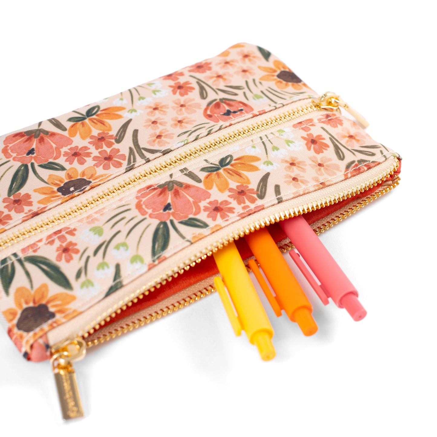 Sunny Poppies Pencil Pouch