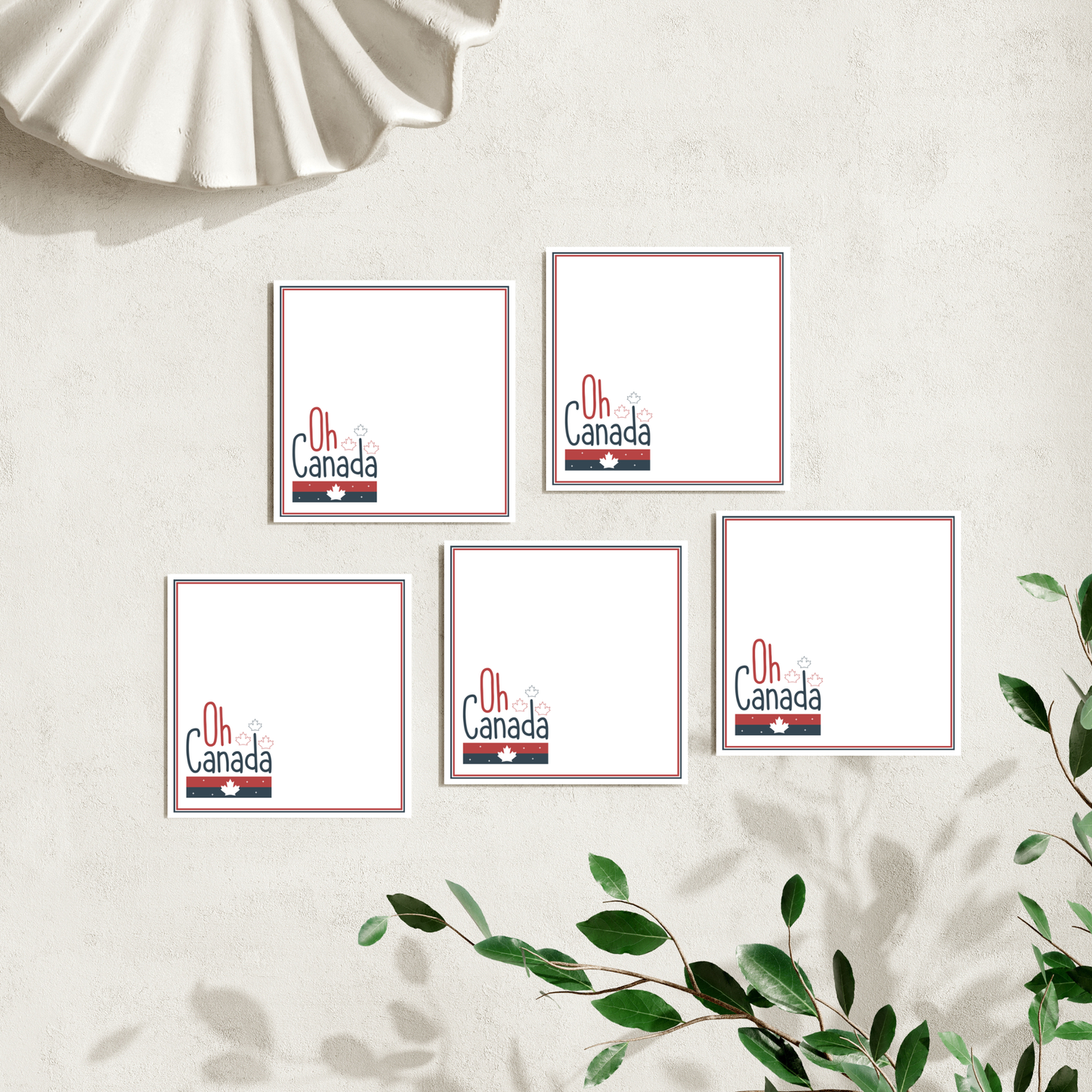 Oh Canada: 50 Sheet Post-It Note Notepad