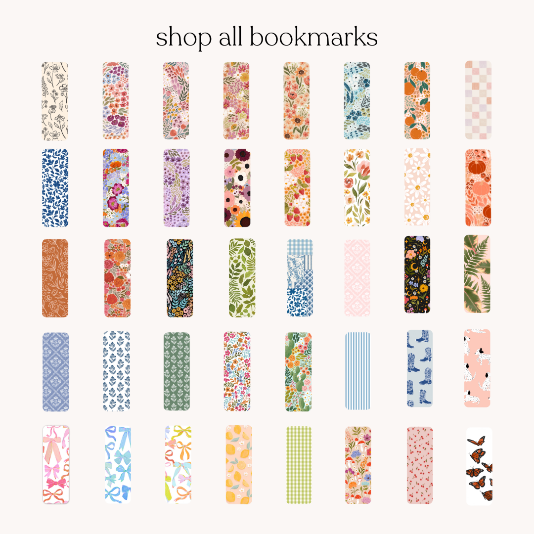 Rainbow Garden Bookmark | Bookish & Reading