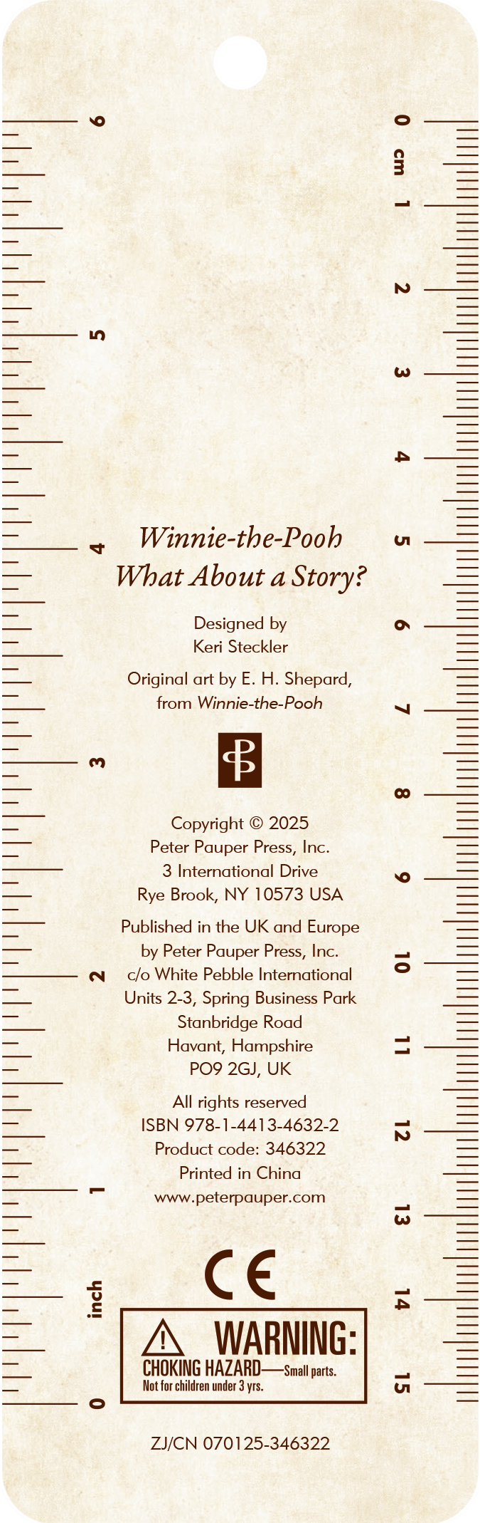Winnie-the-Pooh What About A Story? Youth Bookmark