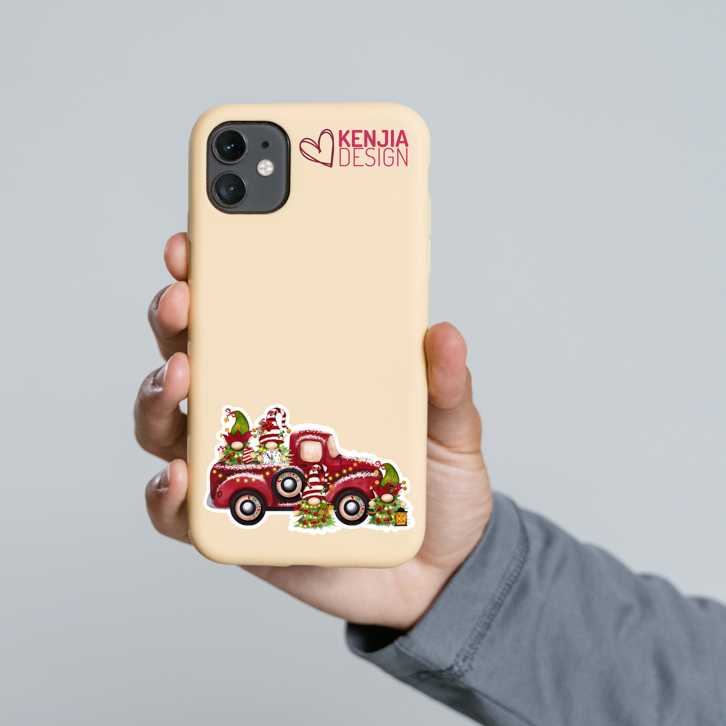 12 Days of Christmas Gnome Truck Stickers: Matte / 3'' Stickers