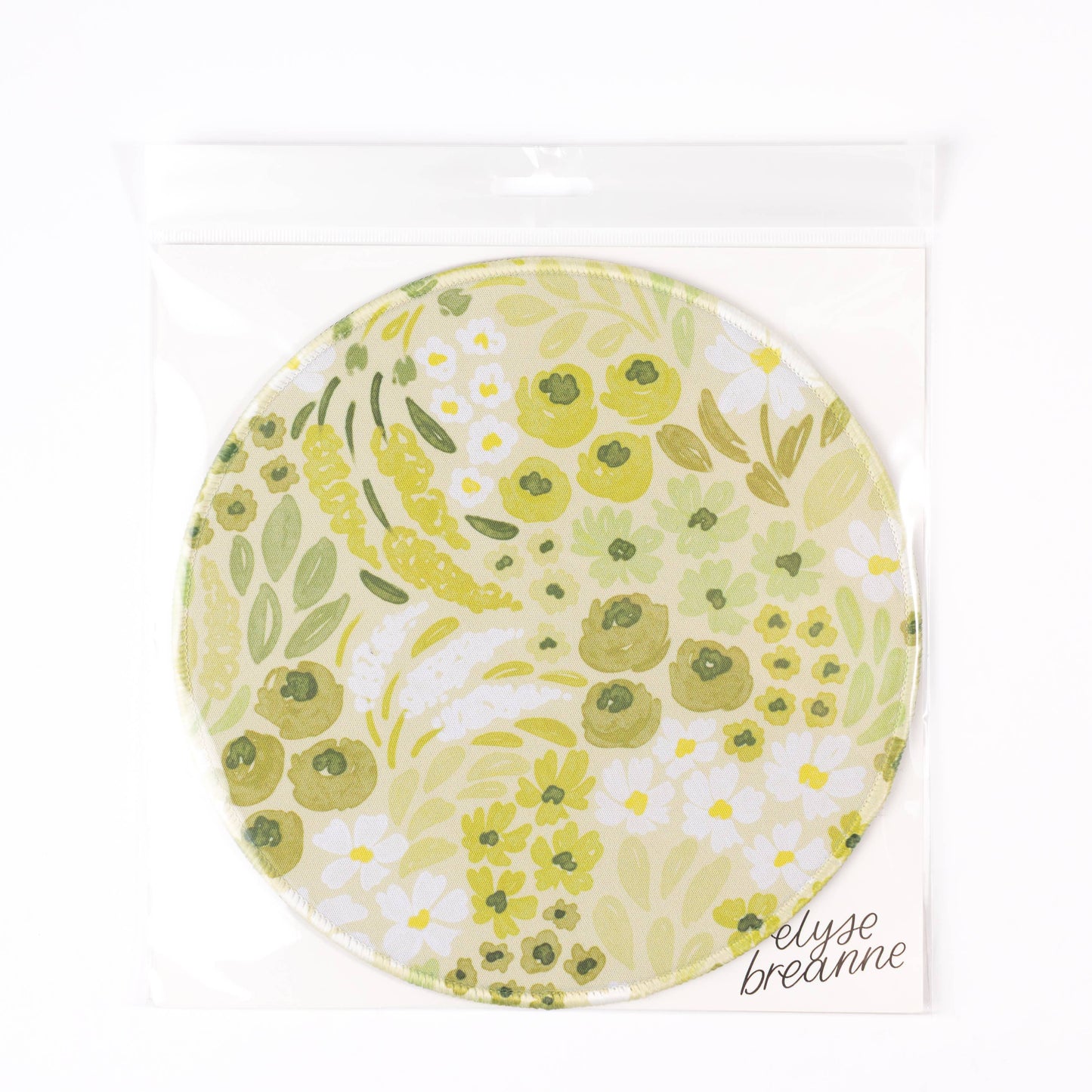 Matcha Floral Mousepad